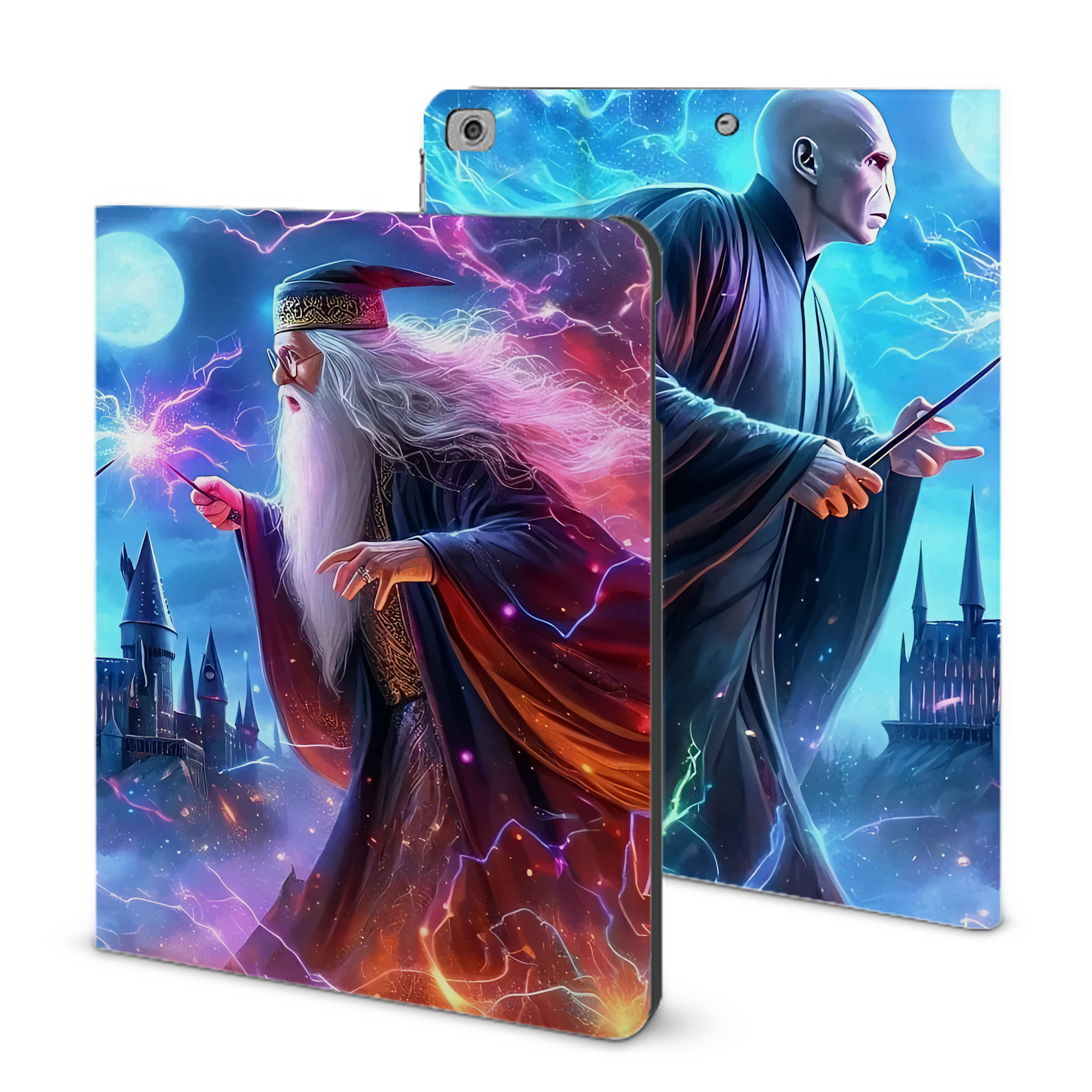 （画像用） Harry Potter ハリー・ポッターシリーズ IPad ケース ブック型 PUレザー TPU 耐衝撃 軽量 薄型 ペン収納なし 全面保護 IPad 各モデル対応